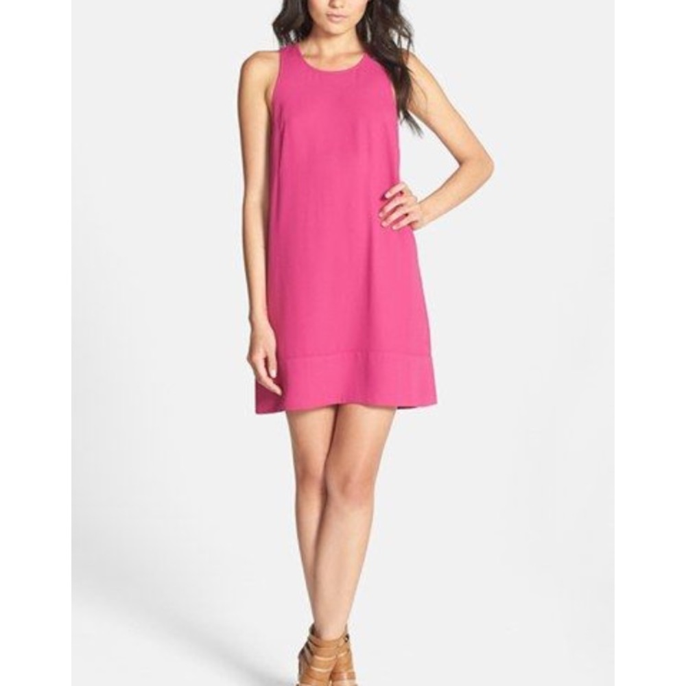 Pink Leith Racerback Shift Dress